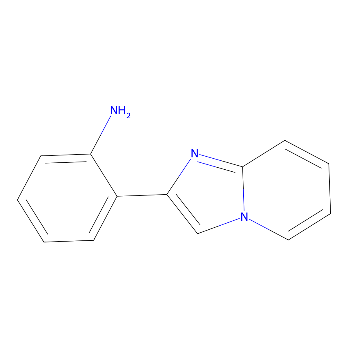 2-{Imidazo[1,2-a]pyridin-2-yl}aniline molecular structure, CAS 127219-06-1