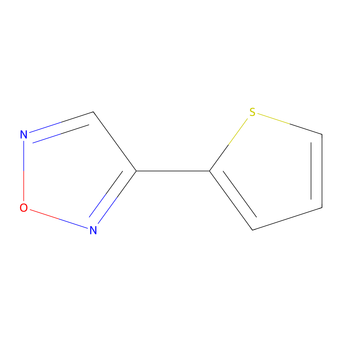 3-(2-Thienyl)-1,2,5-oxadiazole molecular structure, CAS 127219-88-9