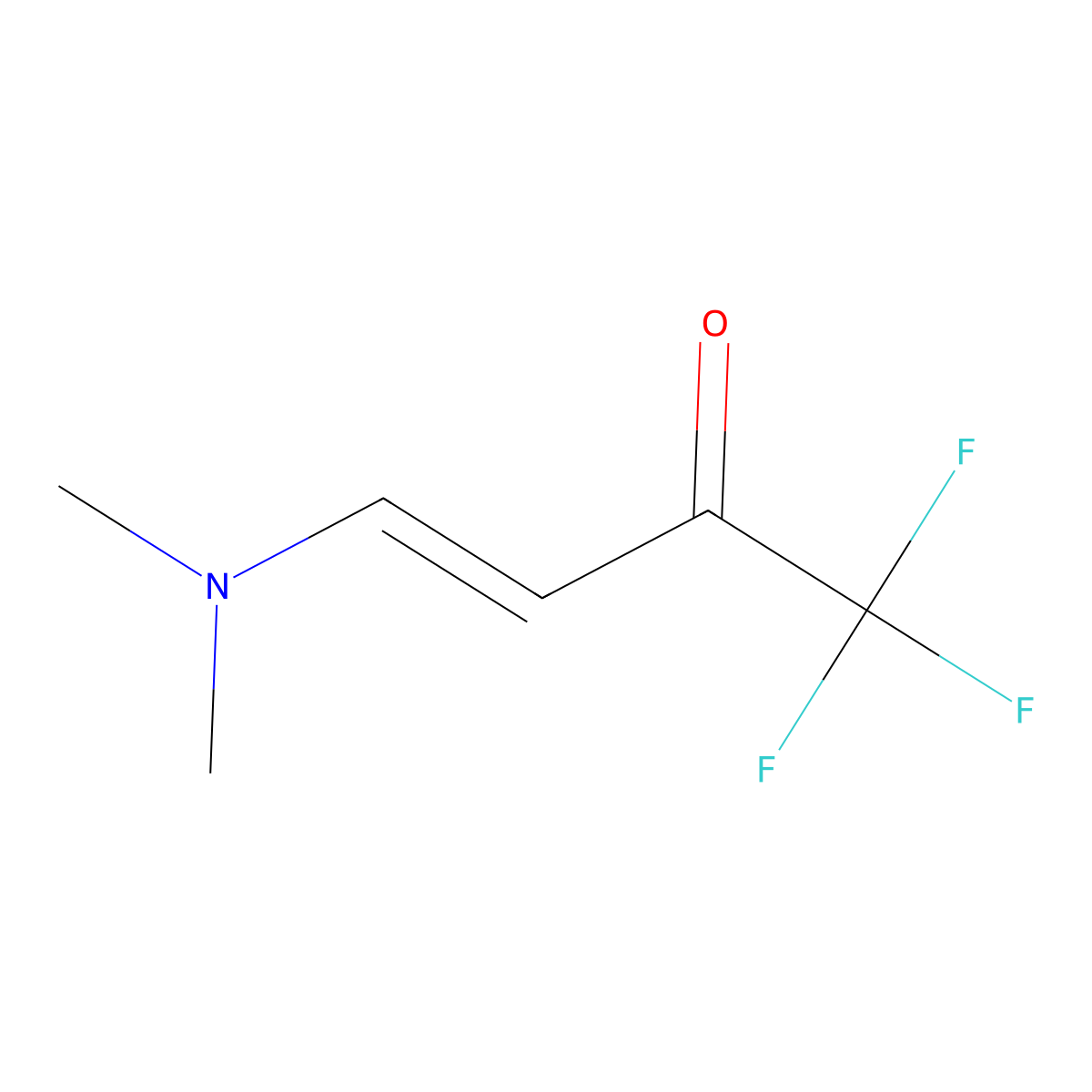(3E)-4-(dimethylamino)-1,1,1-trifluorobut-3-en-2-one molecular structure, CAS 127223-93-2