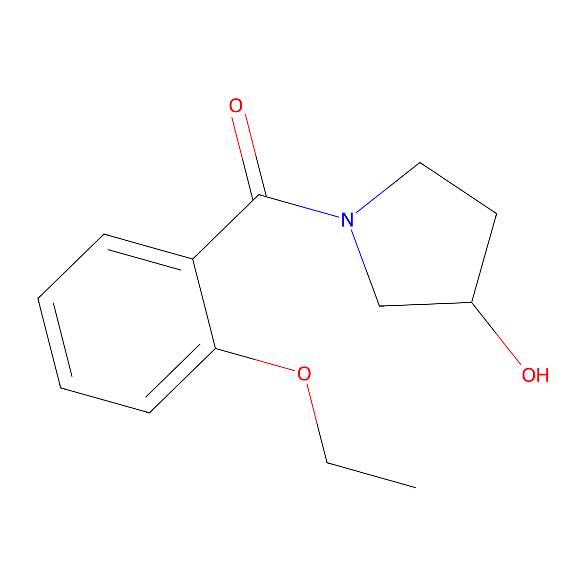 1-(2-Ethoxybenzoyl)pyrrolidin-3-ol molecular structure, CAS 1272305-52-8