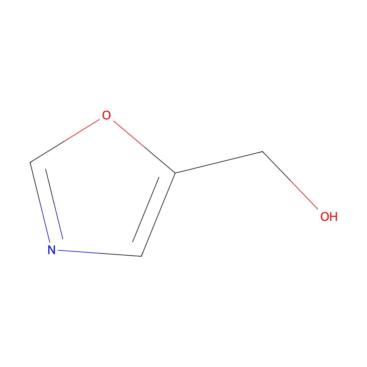 1,3-Oxazol-5-ylmethanol molecular structure, CAS 127232-41-1