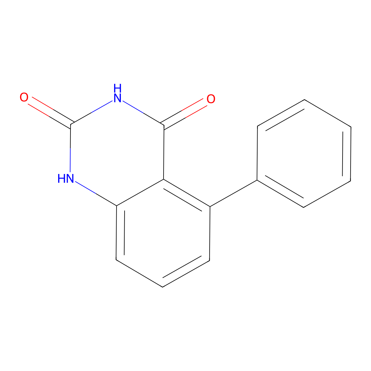 5-phenylquinazoline-2,4(1H,3H)-dione molecular structure, CAS 1272356-65-6