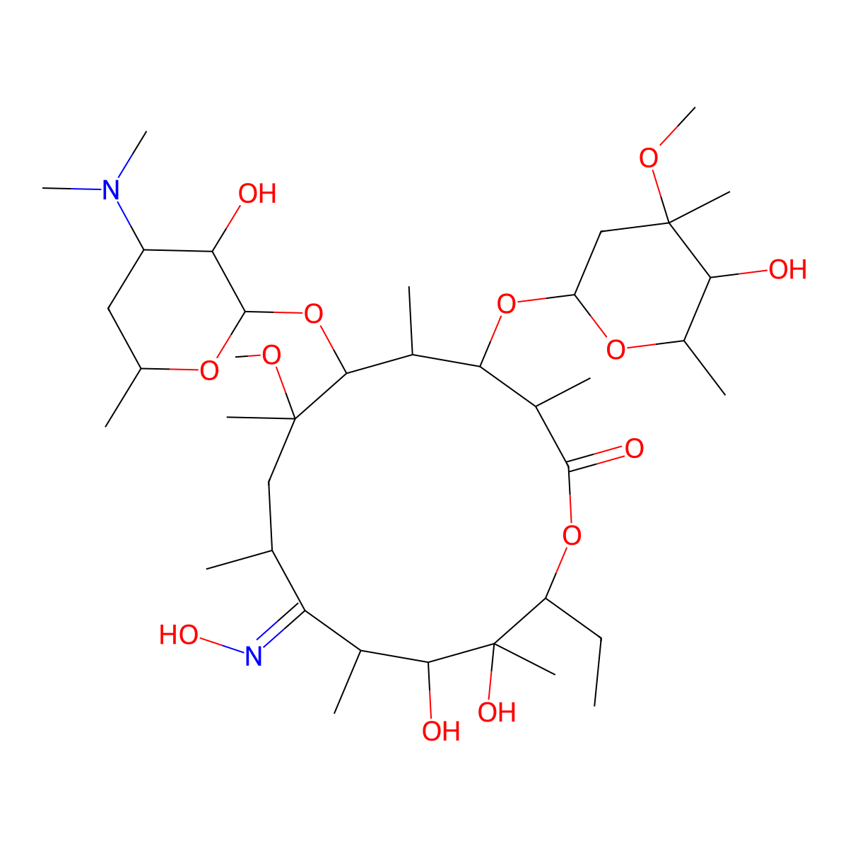 Clarithromycin Impurity L molecular structure, CAS 127253-05-8