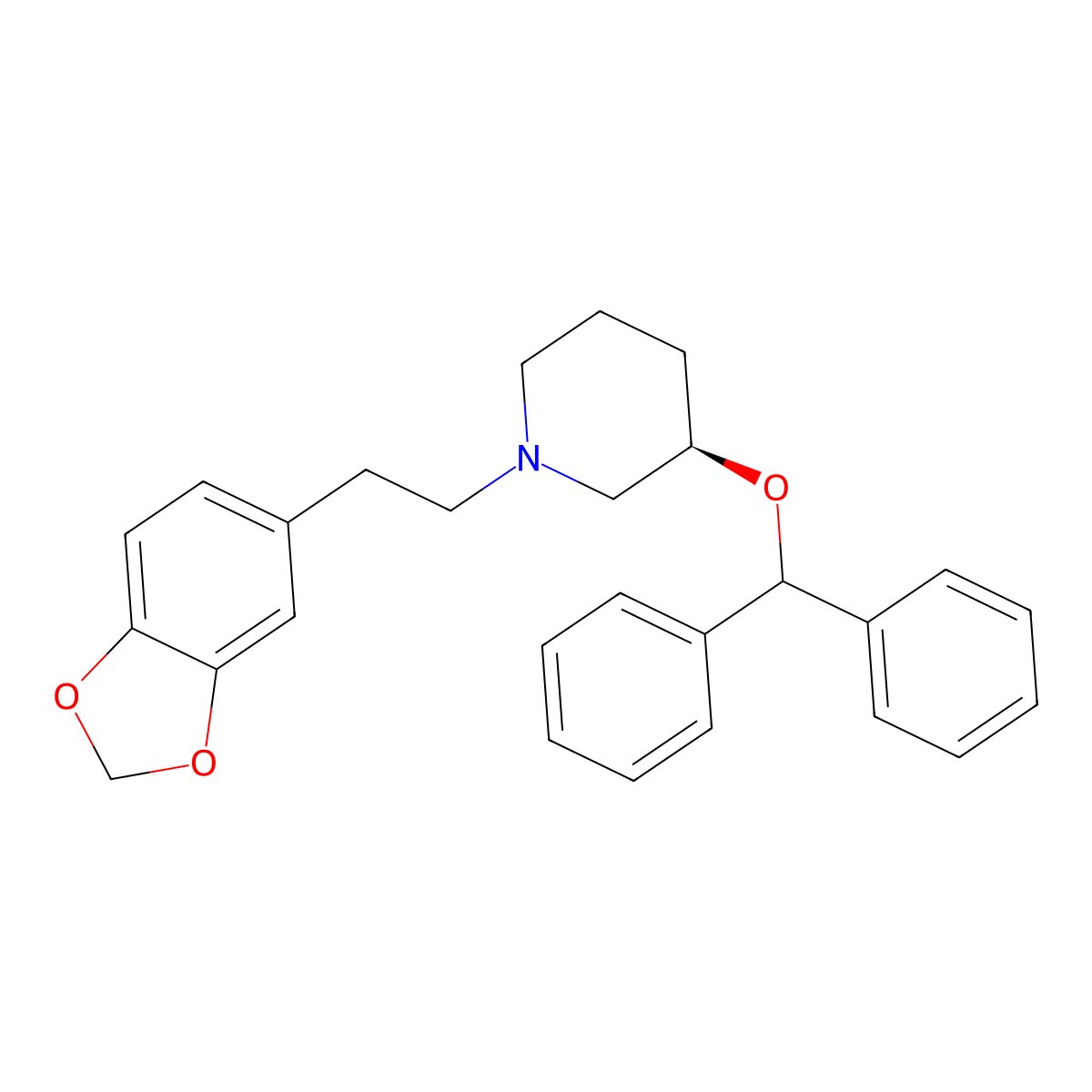 Zamifenacin molecular structure, CAS 127263-13-2