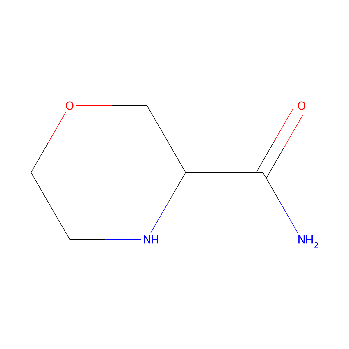 (S)-morpholine-3-carboxamide molecular structure, CAS 1272667-18-1