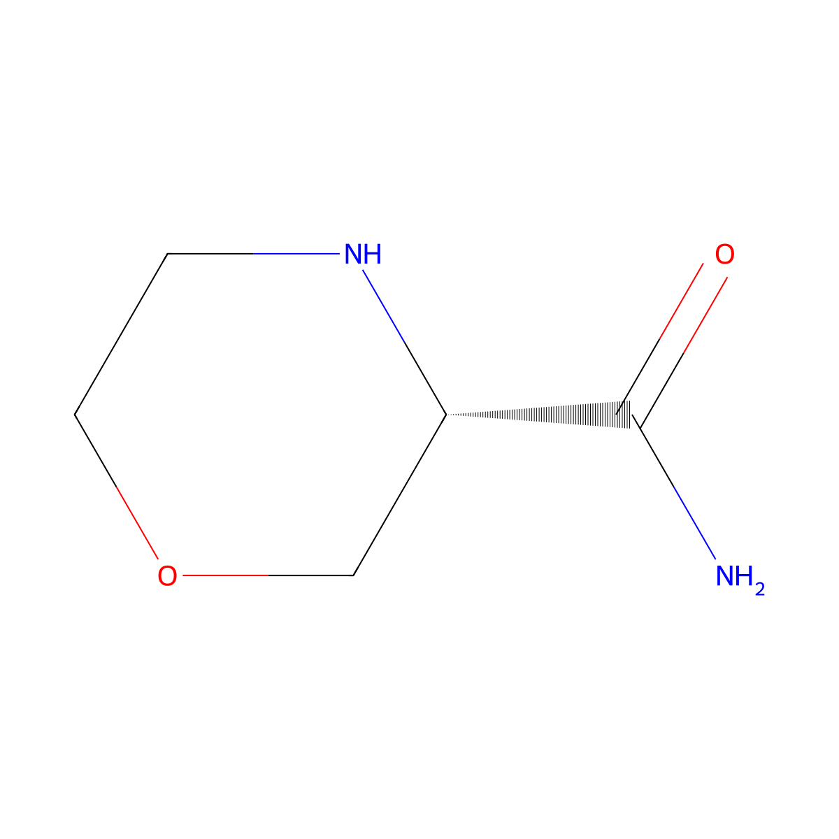 (S)-morpholine-3-carboxamide molecular structure, CAS 1272667-18-1