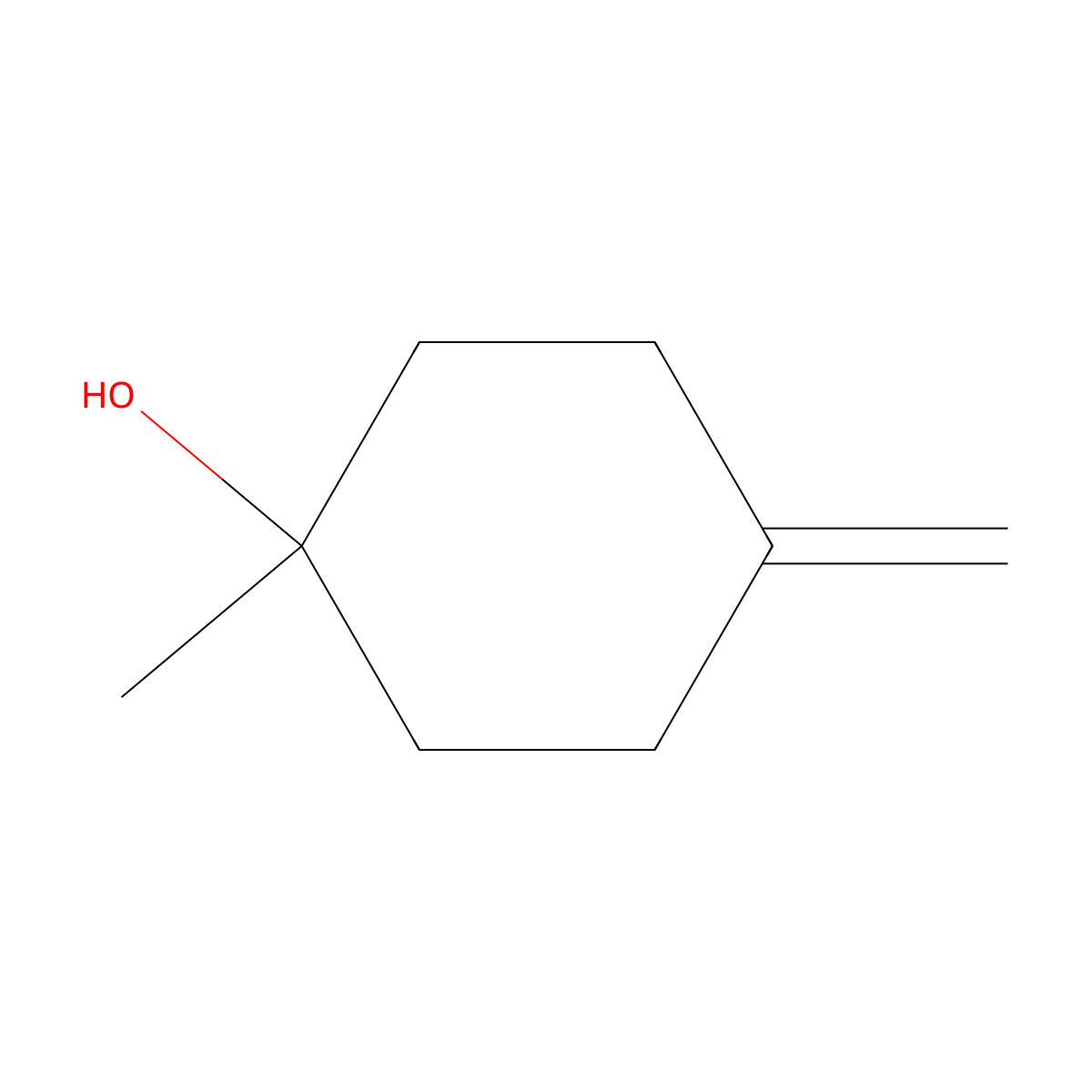 1-Methyl-4-methylidenecyclohexan-1-ol molecular structure, CAS 1272667-64-7