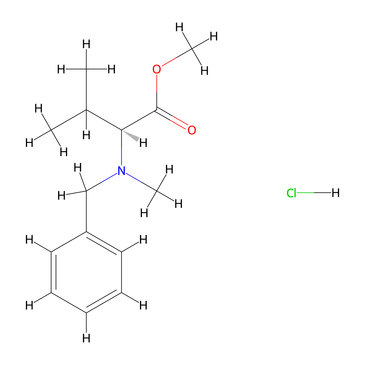 Bzl,ME-L-val-ome hcl molecular structure, CAS 1272755-73-3