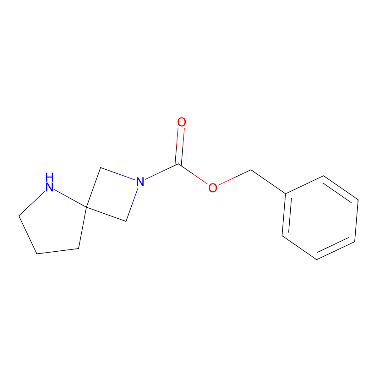 Benzyl 2,5-diazaspiro[3.4]octane-2-carboxylate molecular structure, CAS 1272758-05-0