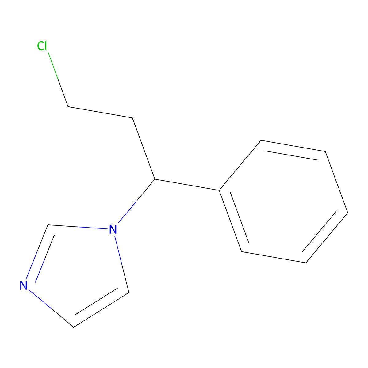 1-(3-Chloro-1-phenylpropyl)-1H-imidazole molecular structure, CAS 1272758-38-9