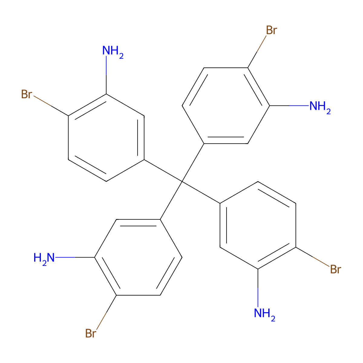5,5',5'',5'''-Methanetetrayltetrakis(2-bromoaniline) molecular structure, CAS 1272758-39-0