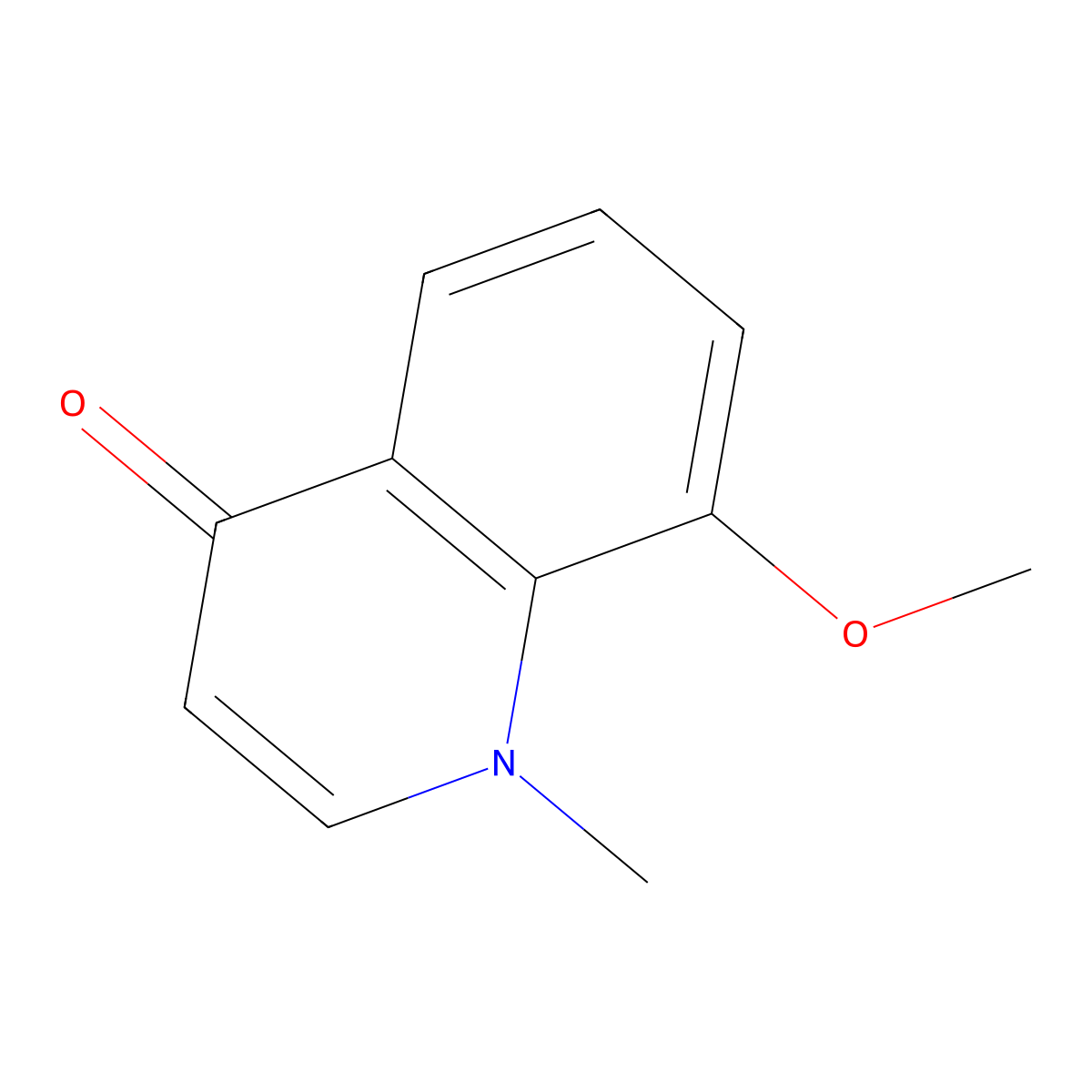 8-methoxy-1-methylquinolin-4(1H)-one molecular structure, CAS 127285-62-5