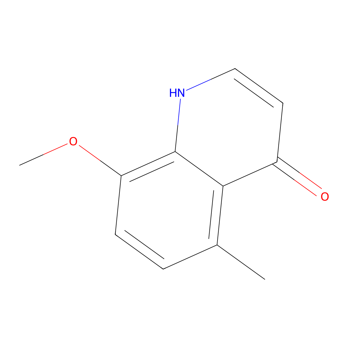 8-Methoxy-5-methylquinolin-4-ol molecular structure, CAS 127285-67-0