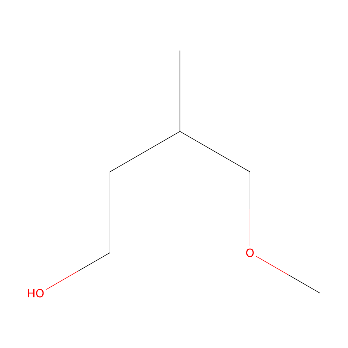 4-Methoxy-3-methylbutan-1-ol molecular structure, CAS 127290-59-9