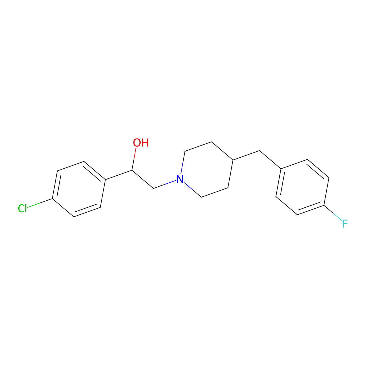 Eliprodil, (R)- molecular structure, CAS 127293-57-6