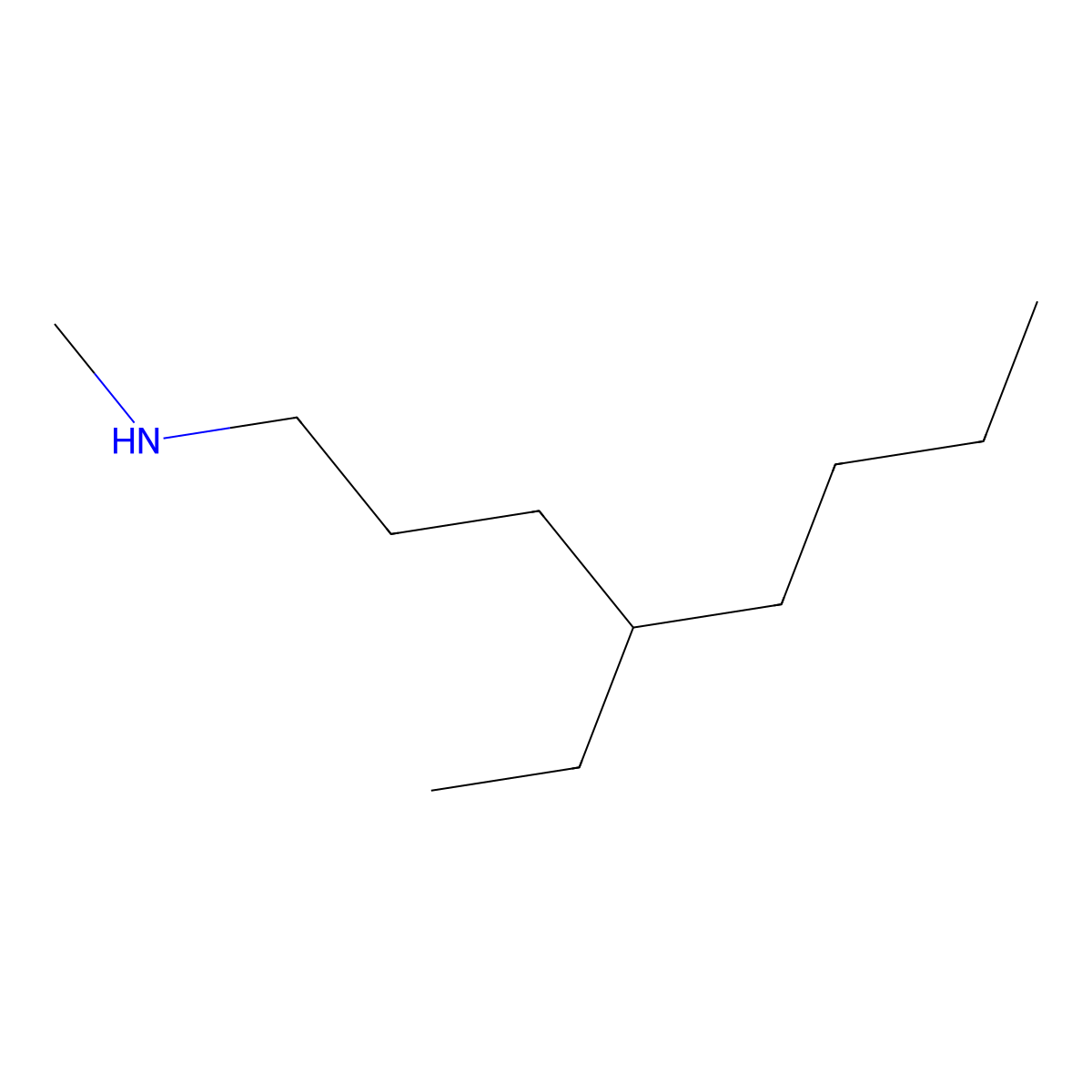 (4-Ethyloctyl)(methyl)amine molecular structure, CAS 1272935-67-7