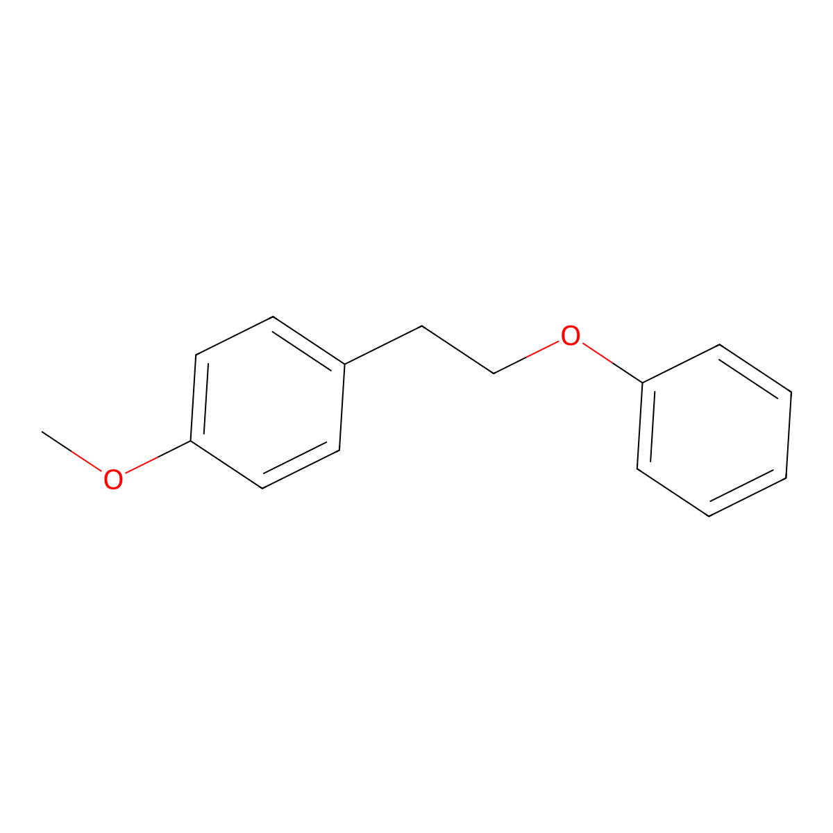 1-Methoxy-4-(2-phenoxyethyl)benzene molecular structure, CAS 127294-20-6