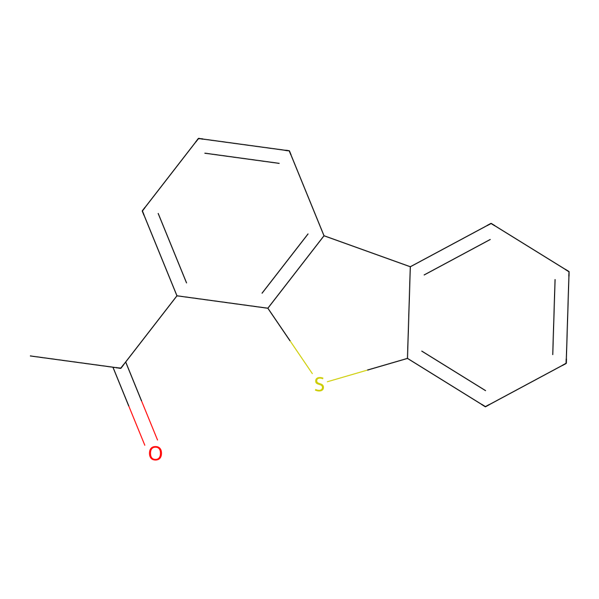 1-(4-Dibenzothienyl)ethanone molecular structure, CAS 127330-24-9