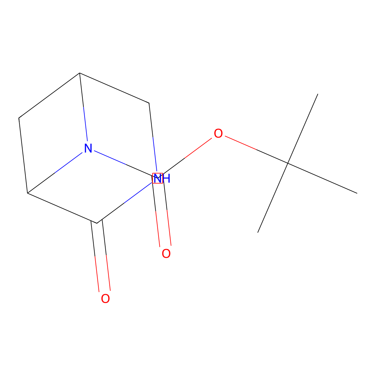 Tert-butyl 2-oxo-3,6-diazabicyclo[3.1.1]heptane-6-carboxylate molecular structure, CAS 1273562-74-5