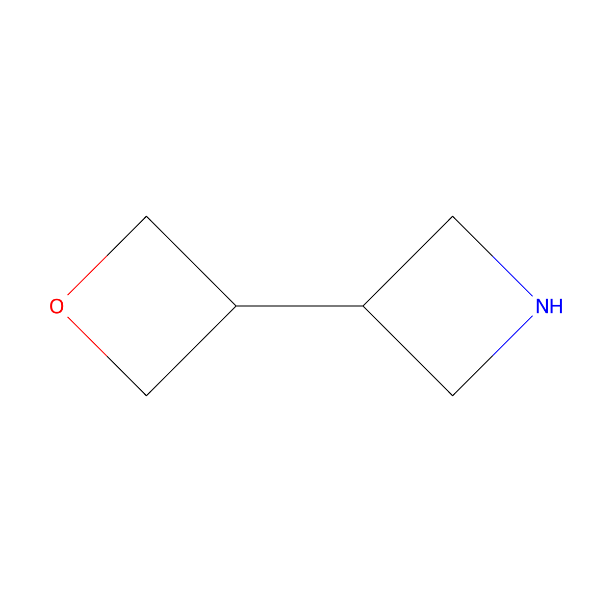 3-(Oxetan-3-yl)azetidine molecular structure, CAS 1273562-98-3