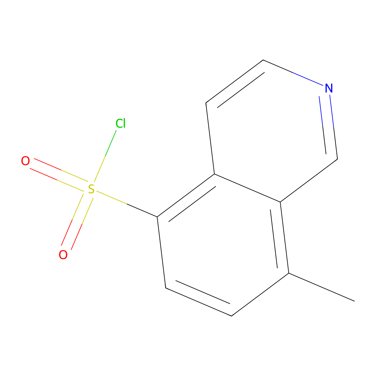 8-Methyl-isoquinoline-5-sulfonyl chloride molecular structure, CAS 1273567-42-2