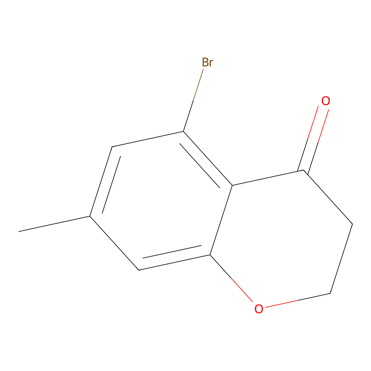 5-Bromo-7-methylchroman-4-one molecular structure, CAS 1273613-51-6