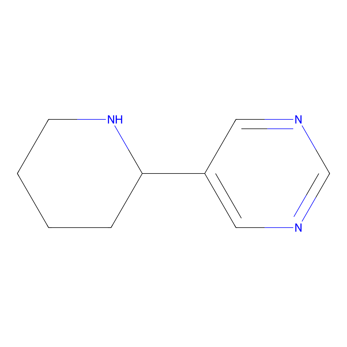 5-(Piperidin-2-yl)pyrimidine molecular structure, CAS 1273648-33-1