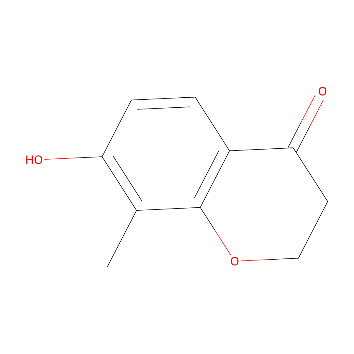 7-Hydroxy-8-methylchroman-4-one molecular structure, CAS 1273653-90-9
