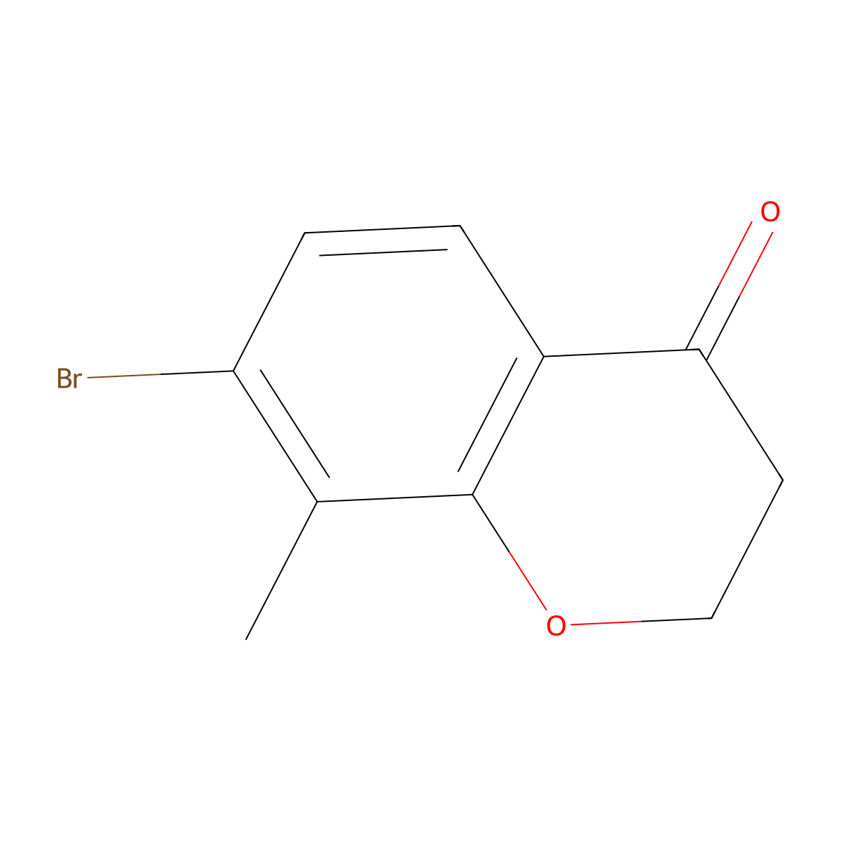 7-Bromo-8-methyl-chroman-4-one molecular structure, CAS 1273656-49-7