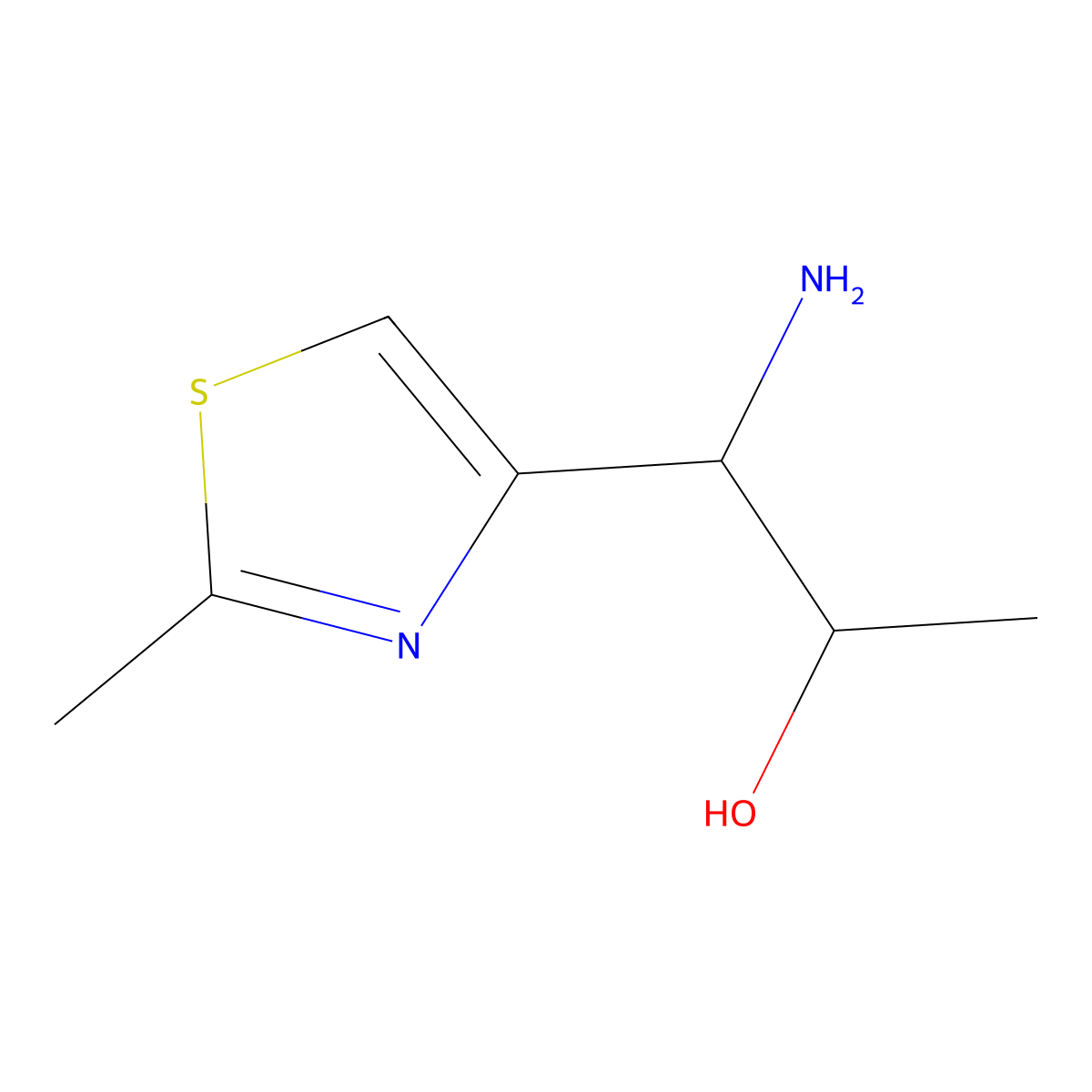 1-Amino-1-(2-methyl-1,3-thiazol-4-yl)propan-2-ol molecular structure, CAS 1273658-24-4