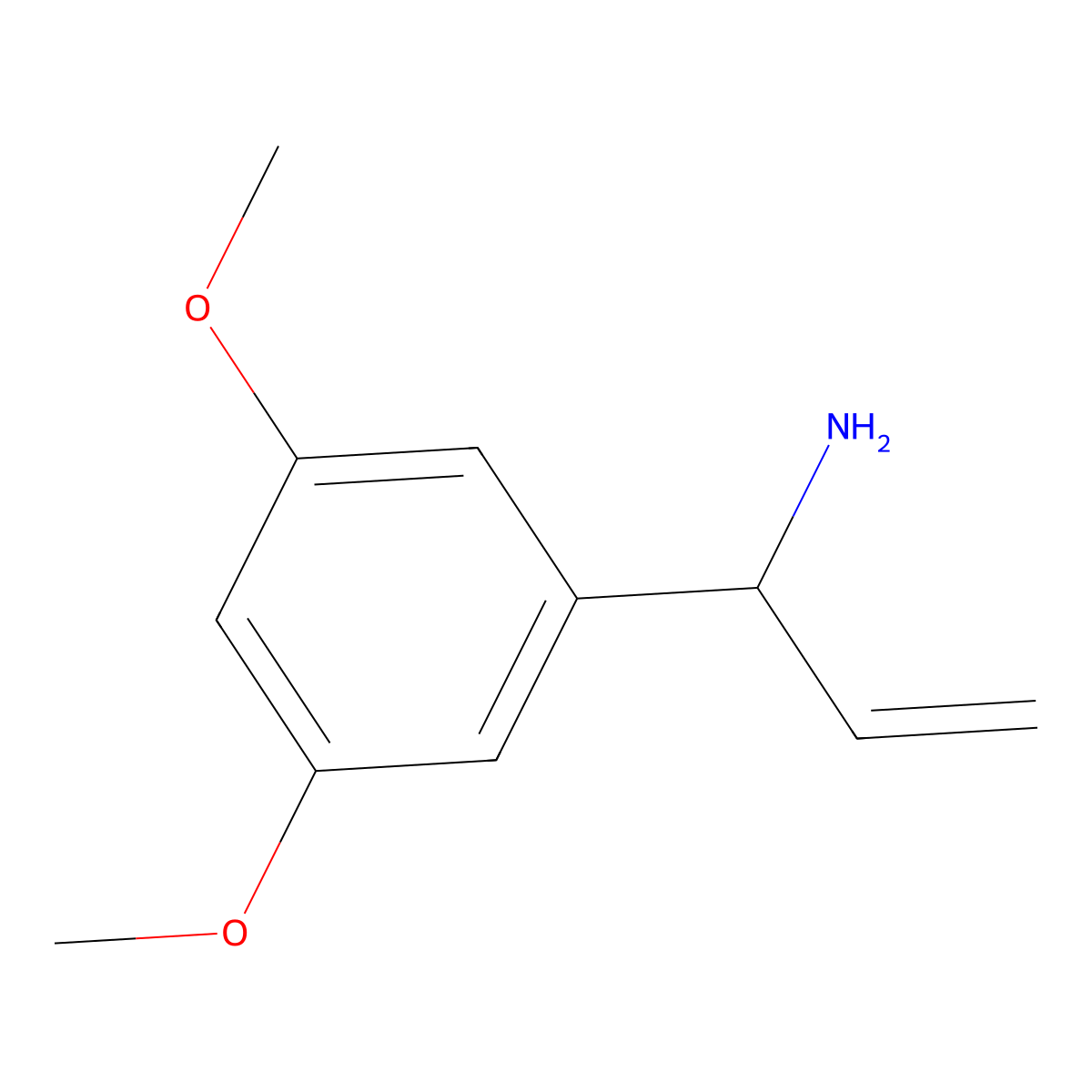 1-(3,5-Dimethoxyphenyl)prop-2-EN-1-amine molecular structure, CAS 1273667-55-2