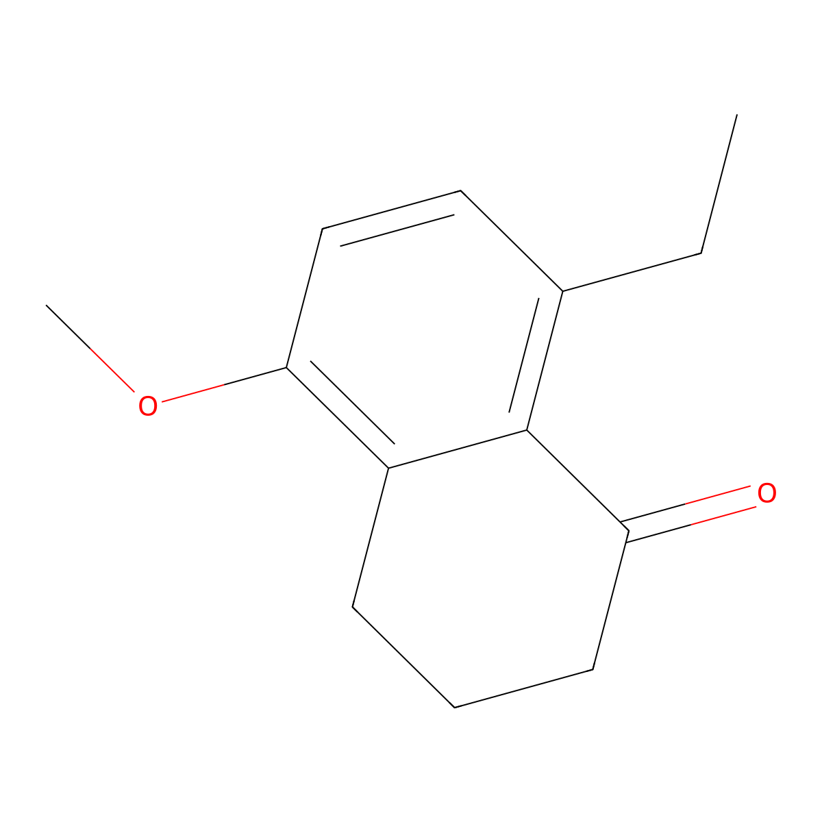8-Ethyl-5-methoxy-1,2,3,4-tetrahydronaphthalen-1-one molecular structure, CAS 1273677-27-2