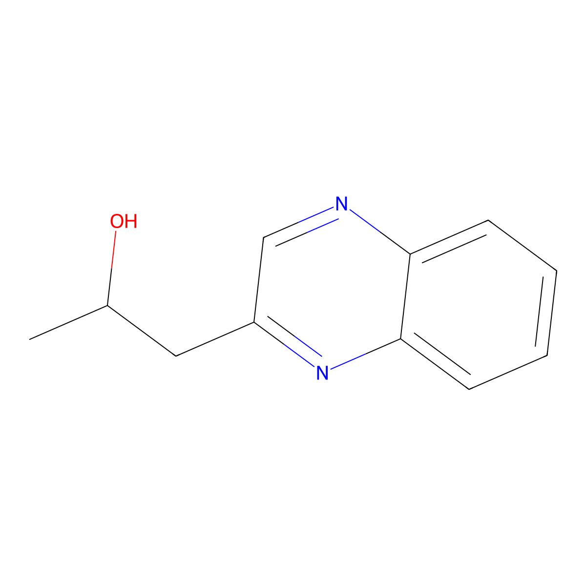 1-(Quinoxalin-2-yl)propan-2-ol molecular structure, CAS 1273747-80-0