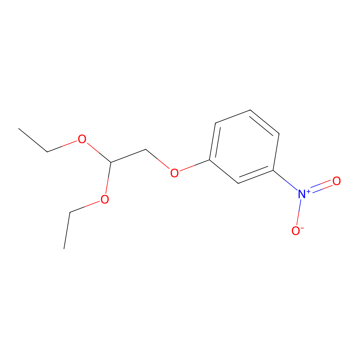 1-(2,2-Diethoxyethoxy)-3-nitrobenzene molecular structure, CAS 1273758-12-5