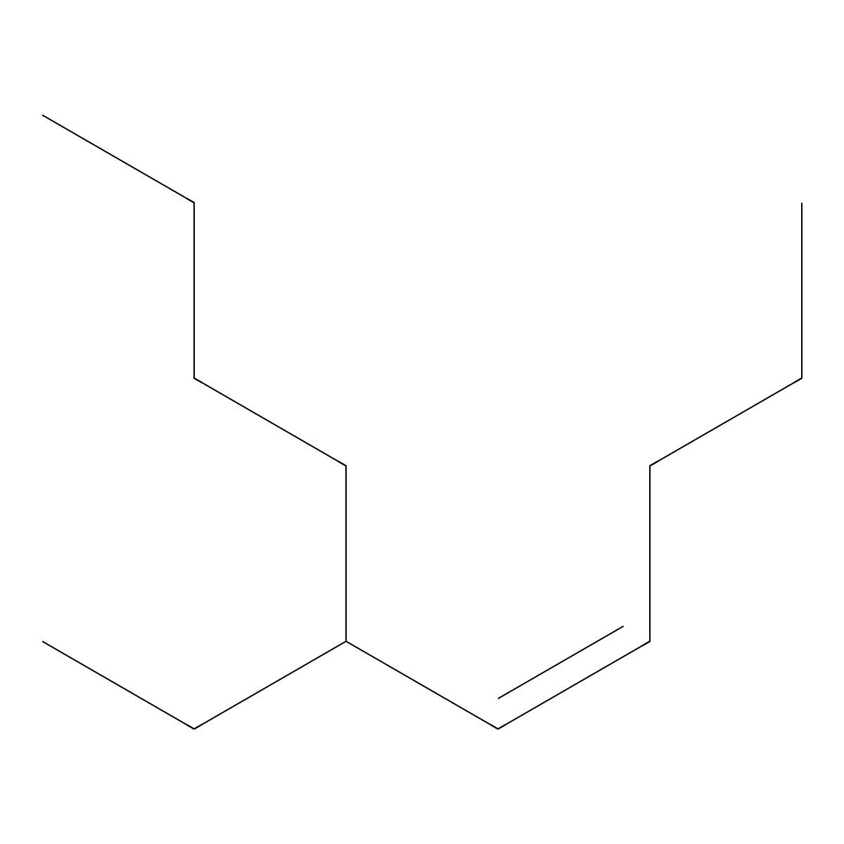 (4Z)-6-ethyldec-4-ene molecular structure, CAS 127392-80-7