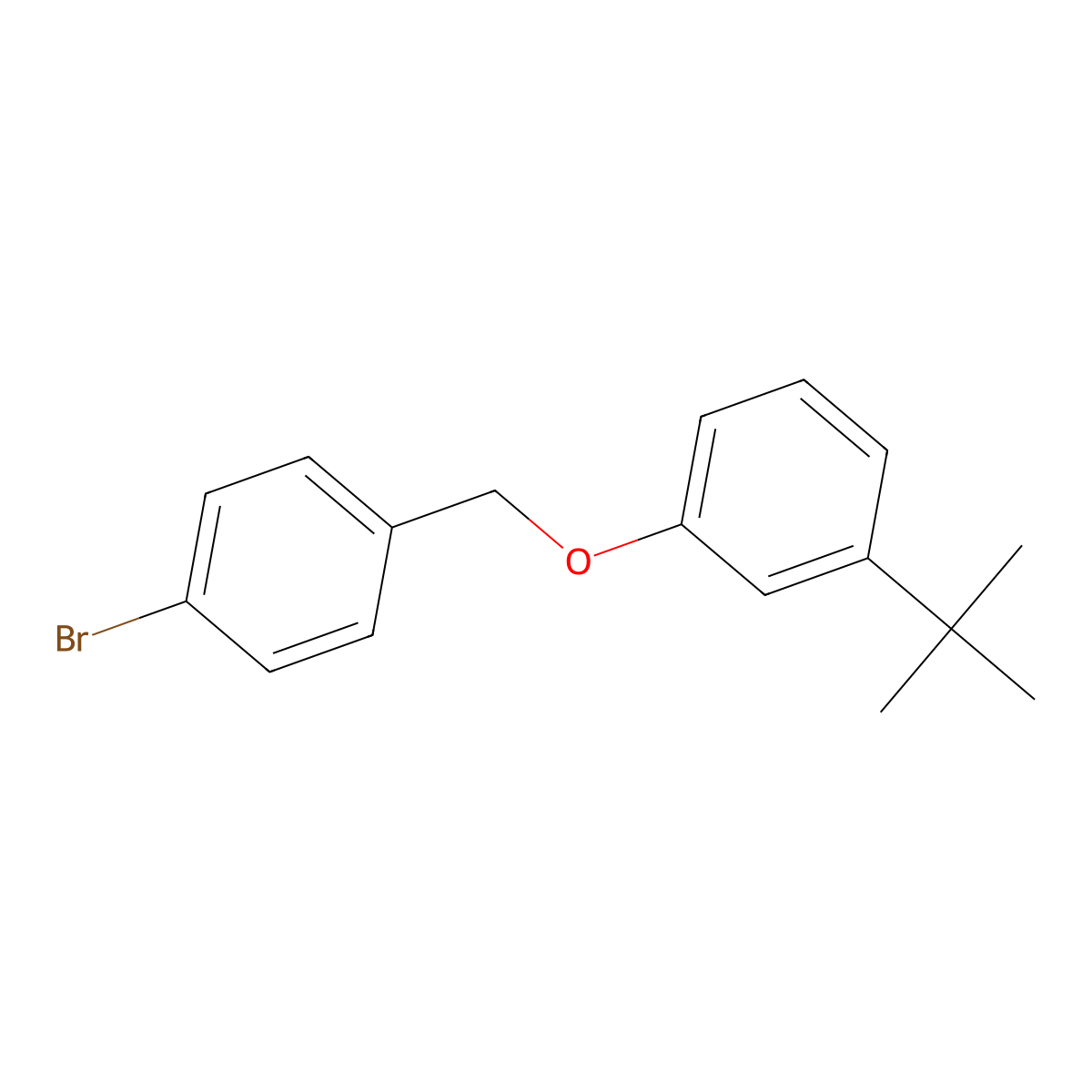 1-((4-Bromobenzyl)oxy)-3-(tert-butyl)benzene molecular structure, CAS 1273998-02-9