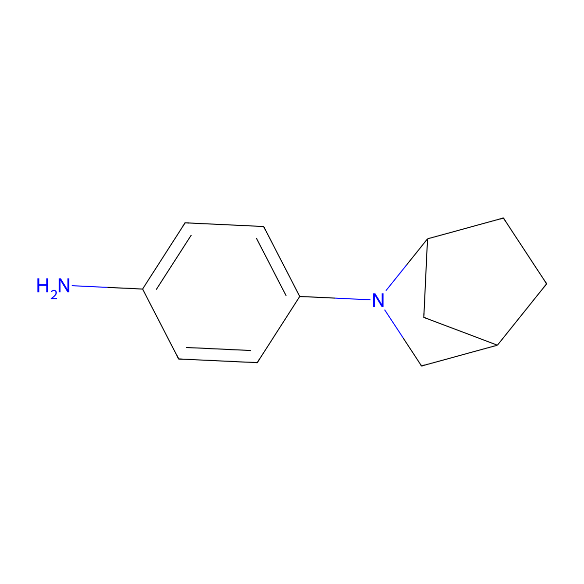 4-{2-Azabicyclo[2.2.1]heptan-2-yl}aniline molecular structure, CAS 1273998-97-2