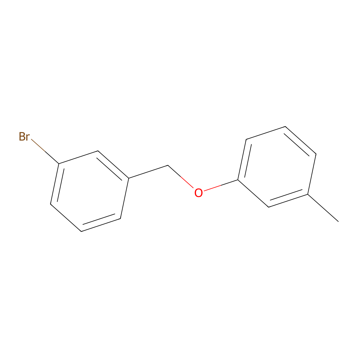 3-Bromobenzyl-(3-methylphenyl)ether molecular structure, CAS 1273999-88-4