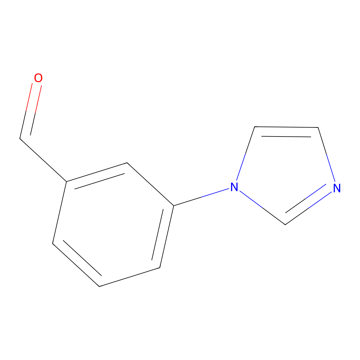 3-(1H-imidazol-1-yl)benzaldehyde molecular structure, CAS 127404-22-2