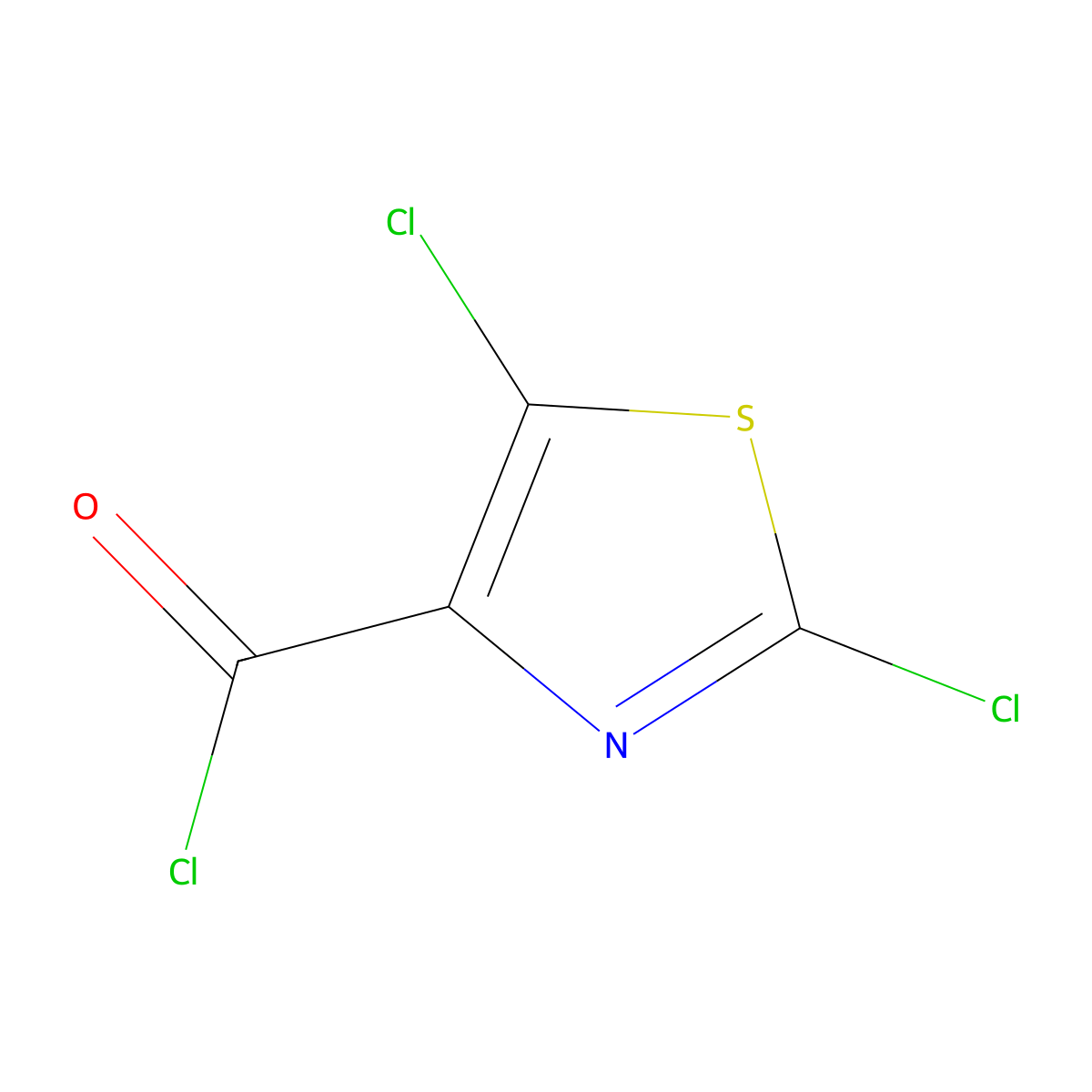 4-Thiazolecarbonylchloride,2,5-dichloro-(9CI) molecular structure, CAS 127426-29-3