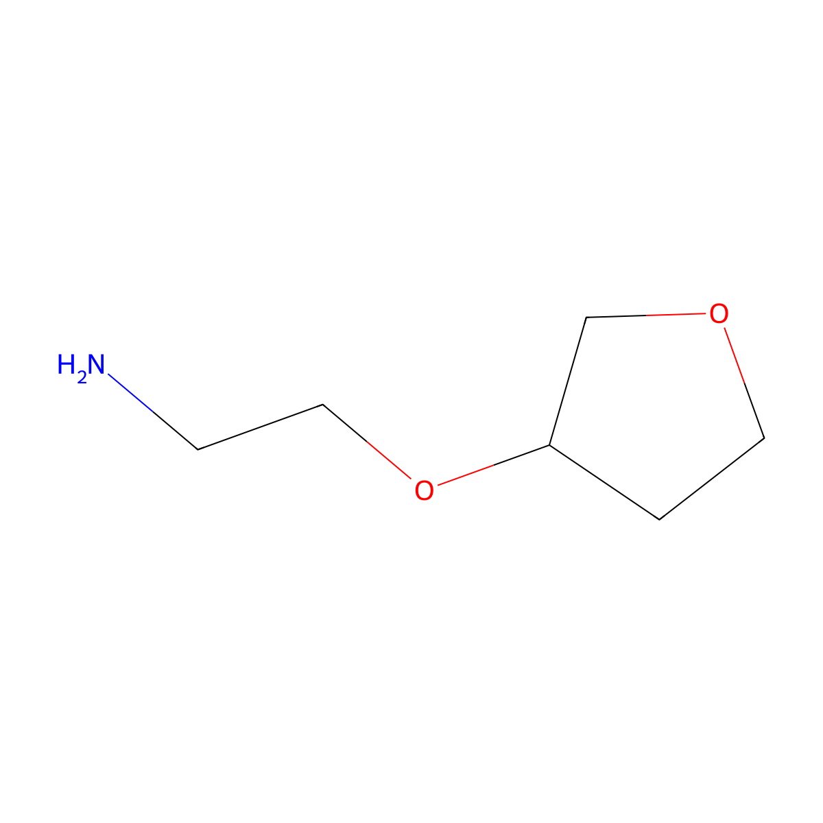 2-(Oxolan-3-yloxy)ethan-1-amine molecular structure, CAS 1274539-59-1