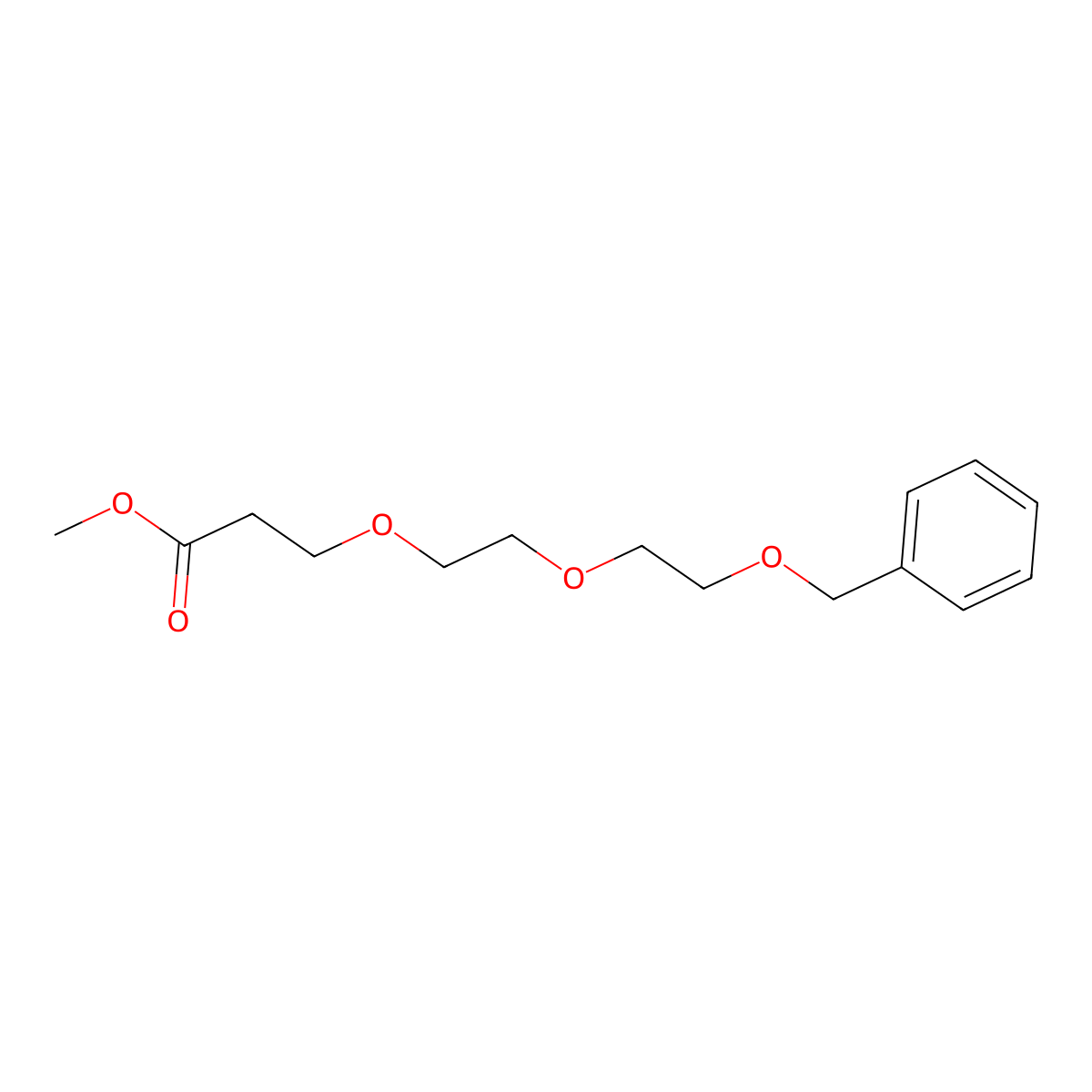 Benzyl-PEG3-methyl ester molecular structure, CAS 127457-61-8