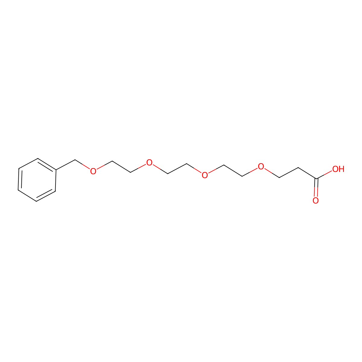 Benzyl-PEG4-acid molecular structure, CAS 127457-64-1