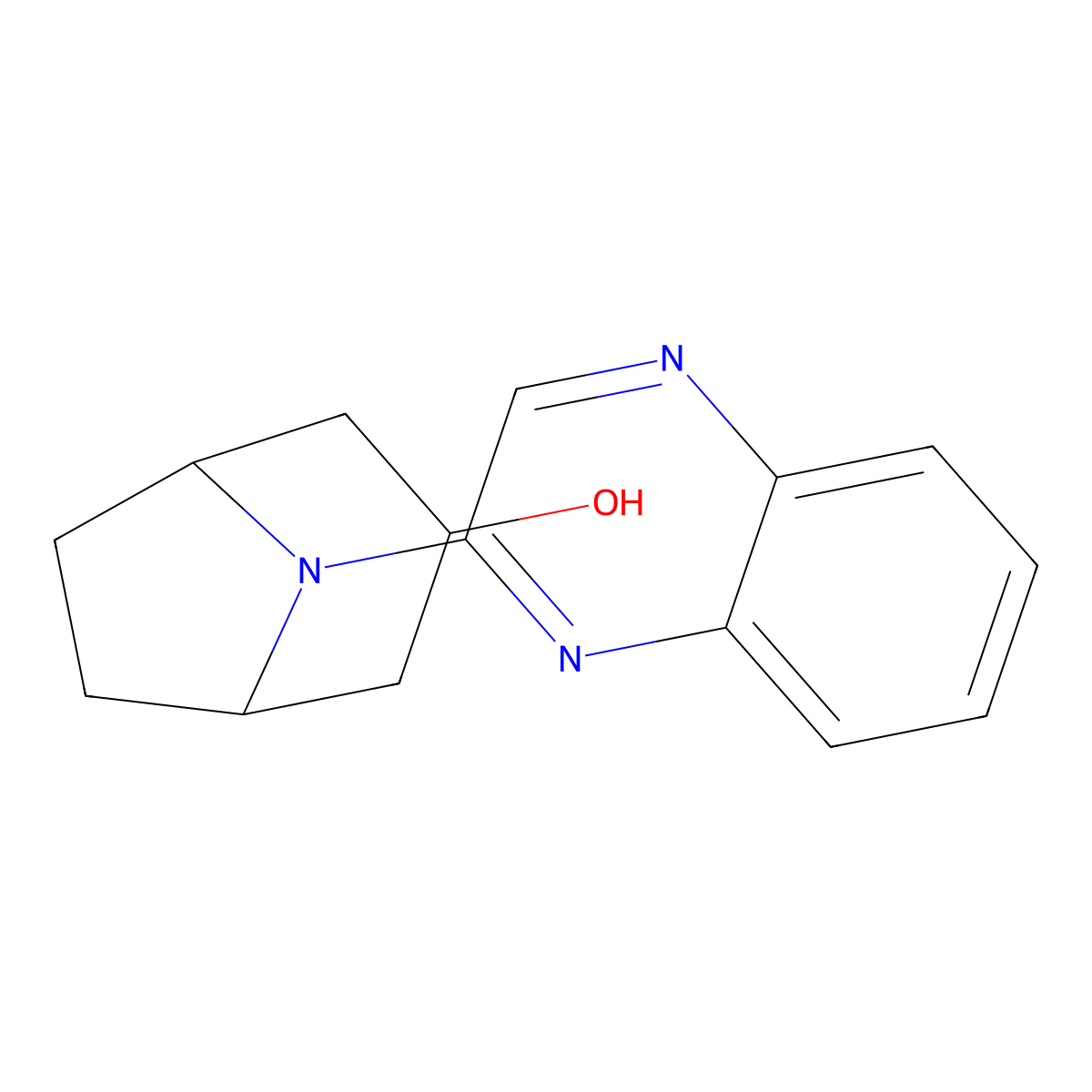8-(Quinoxalin-2-yl)-8-azabicyclo[3.2.1]octan-3-ol molecular structure, CAS 1274576-82-7