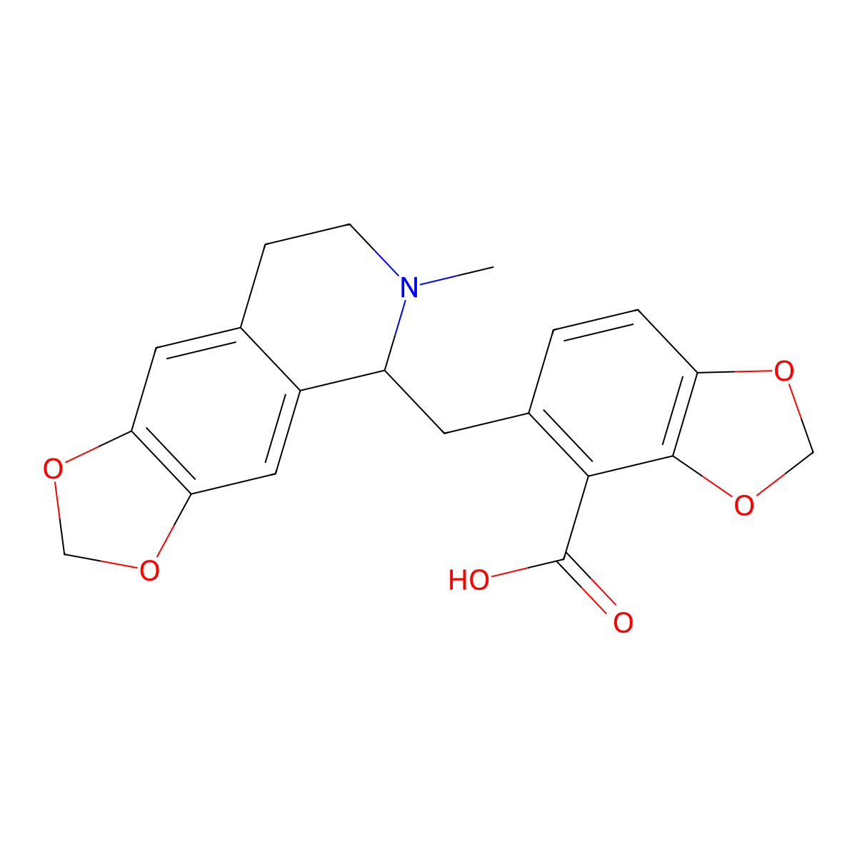 Coryximine molecular structure, CAS 127460-61-1