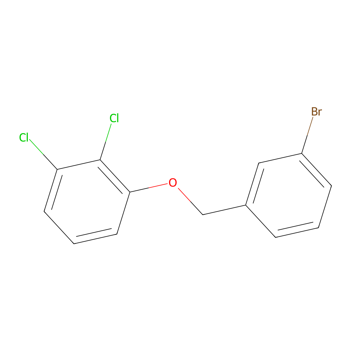 3-Bromobenzyl-(2,3-dichlorophenyl)ether molecular structure, CAS 1274677-10-9