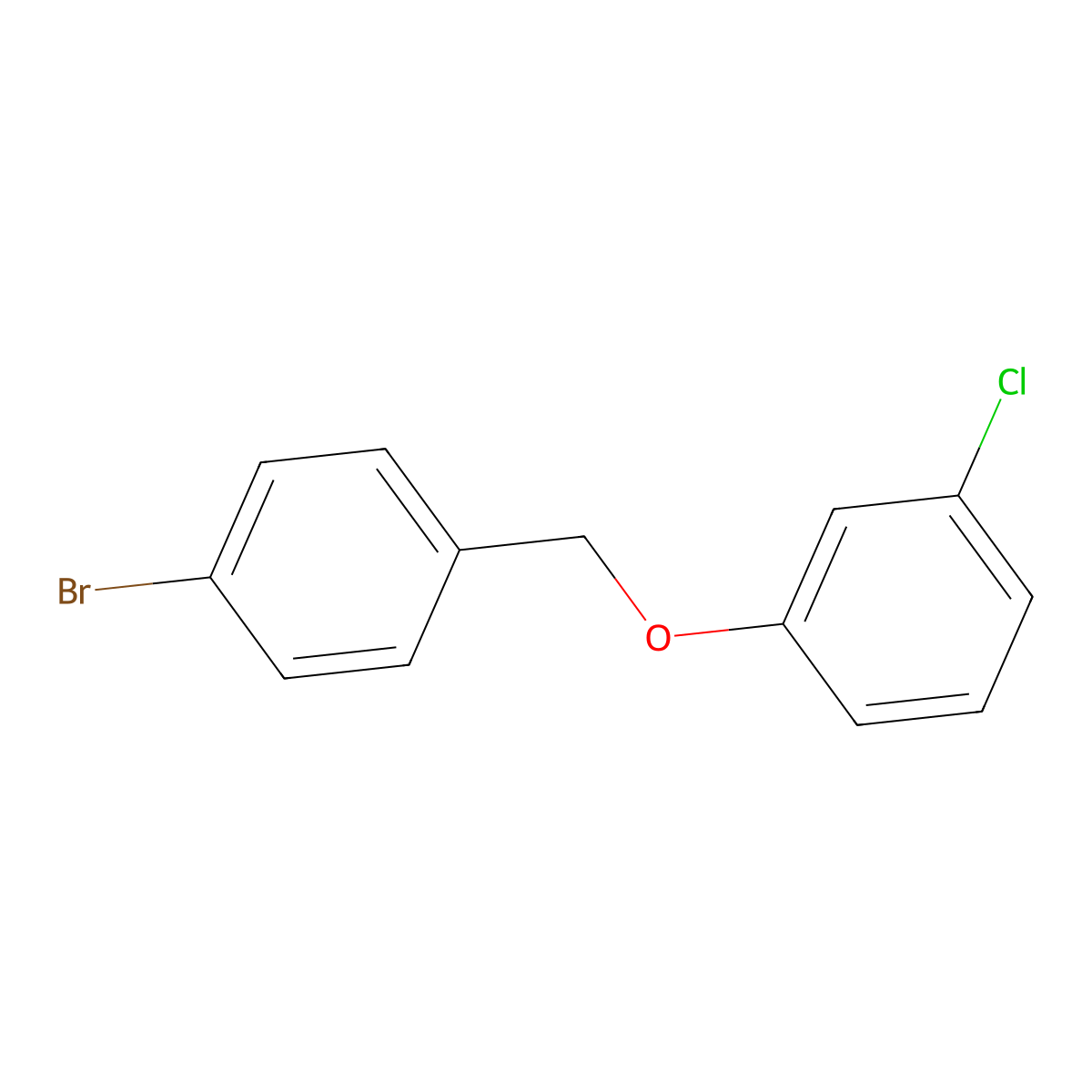 4-Bromobenzyl-(3-chlorophenyl)ether molecular structure, CAS 1274695-52-1