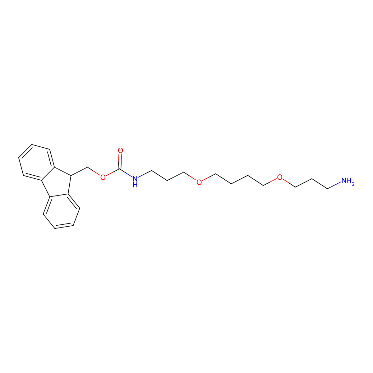 Fmoc-DODA molecular structure, CAS 1274891-99-4