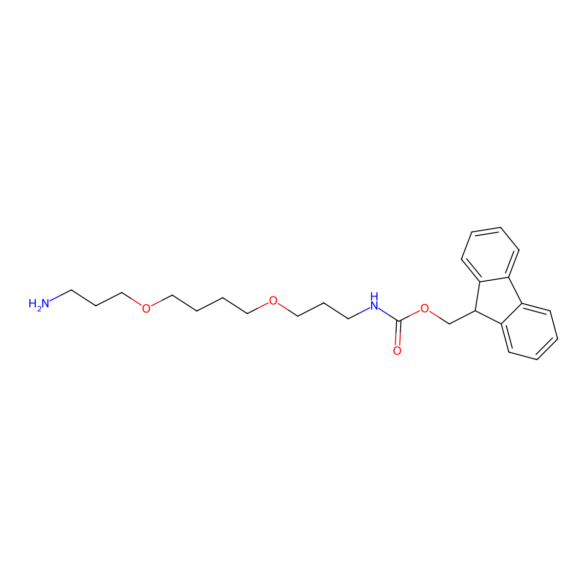 Fmoc-DODA molecular structure, CAS 1274891-99-4