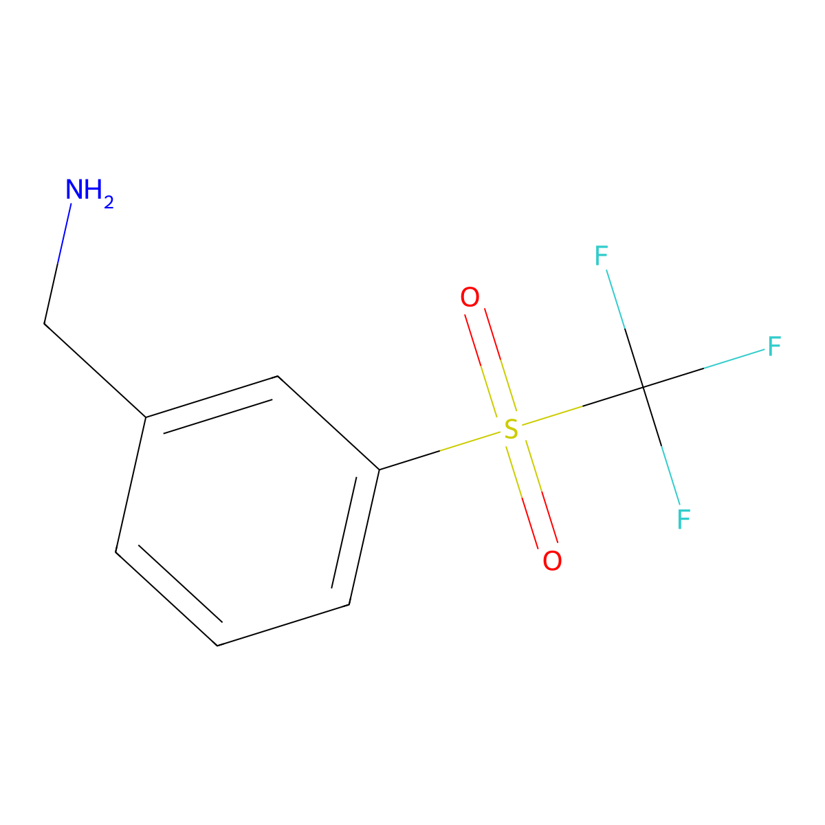 3-(Trifluoromethylsulfonyl)benzylamine molecular structure, CAS 1274903-40-0